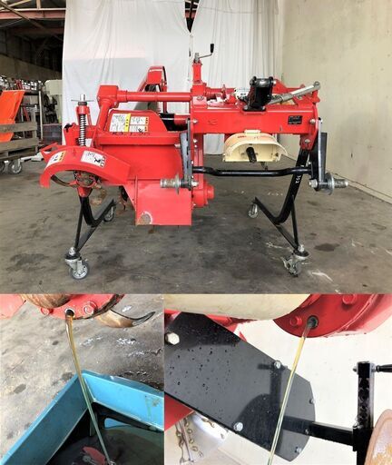 【SOLD OUT】【引き取り限定】 三重県津市 ニプロ あぜぬり機 AUZ302J オイル交換済み 手動オフセット Lヒッチ対応【農機具でっく】【三重】【その他】
