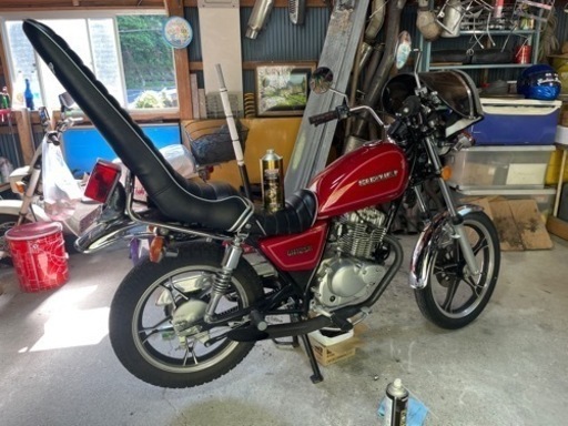 GN125H 吸い込み 族族カスタム