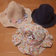 【取引先決定】女の子帽子3種類
