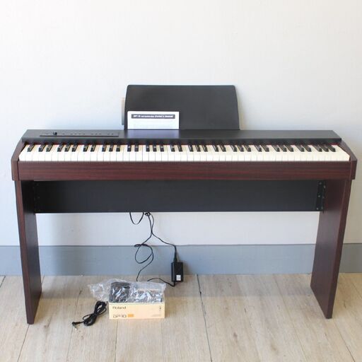 【神奈川pay可】T198) 【美品】 Roland 電子ピアノ 2014年製 F-20 ブラック 88鍵 音色数35 楽器 ローランド 直取り/自社配送限定