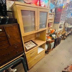 ニトリ NITORI キッチンボード コパン 80KB copain 食器棚 カップ