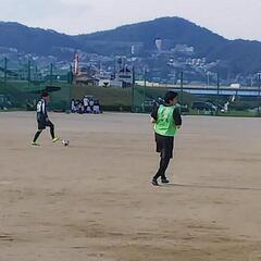東久代公園グラウンドでサッカー練習