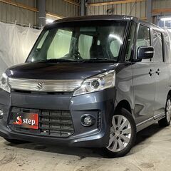 スズキ　スペースカスタム　XS　４WD　室内広々　ナビ付　車検２年付き