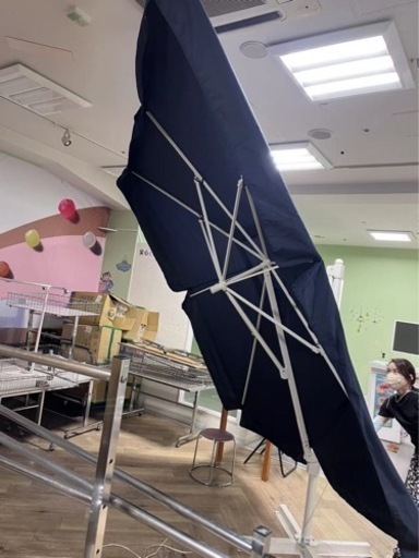 キャンプ用大型日傘