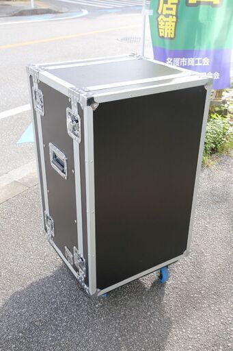 リユース品 ラックケース 18U 蓋 キャスター付き - 楽器