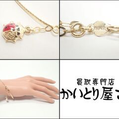 E579 ブレスレット てんとう虫 チャーム 10K 2.5g