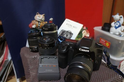 CANON  40D  レンズ多数　充電器.＋電池＋取説