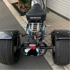 早い者勝ち　モンキー系トライク　大迫力のリアタイヤ