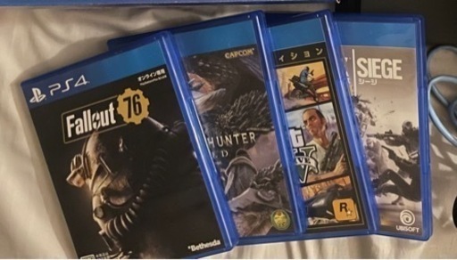 ps4 gta5.虹6.モンハン.fallout76付き