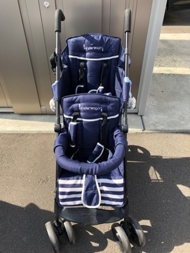 kinderwagon DUOシティ HOP ネイビー2人乗り Kinderwagon DUOシティ