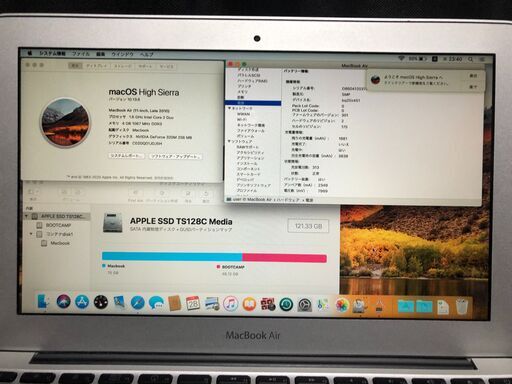 MacBook Air 11インチ Late 2010 箱＆付属品つきでOffice2019も