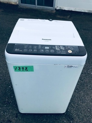 ✨2016年製✨1898番 パナソニック✨電気洗濯機✨NA-F60PB9‼️