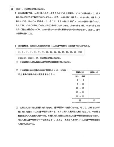 中学3年生実力テスト過去問3年分 貿易マン 小山の参考書の中古あげます 譲ります ジモティーで不用品の処分
