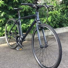 ＜美品車＞アルミ・クロスバイク・プロギア ファーストクロス・2021 色・グレー 変速３×7・21段変速