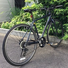 ＜美品車＞アルミ・クロスバイク・プロギア ファーストクロス・2021 色・グレー 変速３×7・21段変速