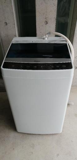 【美品】[配達無料]全自動洗濯機　5.5kg  Haier  JW-C55A  2017年製