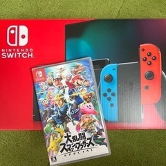 Nintendo Switchネオンブルー　大乱闘スマッシュブラ...