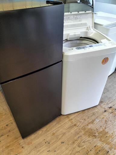 新生活応援家電セット！！No９７ マックスゼン JR118ML01GM 2ドア冷凍冷蔵庫 118L 2021年製・ヤマダ電気 YWM-T60A1 全自動洗濯機 6.0K 2016年製 2点セット！！