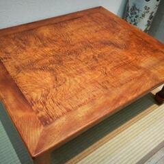 【全国発送可能！】超希少！【 松本民芸家具 】約60万円 最高級中落茶布台