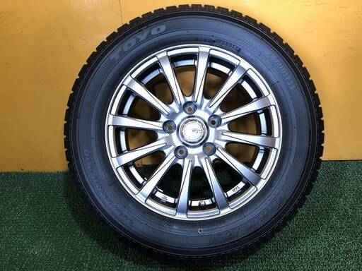 No.934　トーヨー　ガリットG5　スタッドレスタイヤ　195/65R15　アルミホイール付　PCD114.3　5穴　4本セット