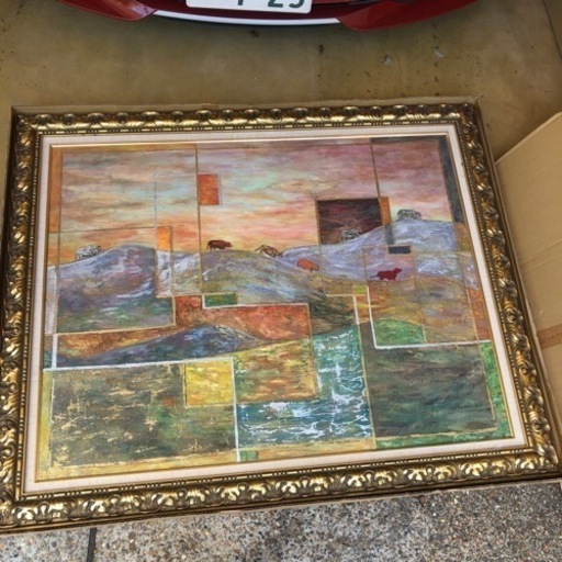 豪華木製額縁　画面はアクリル板仕様　F50号油絵用