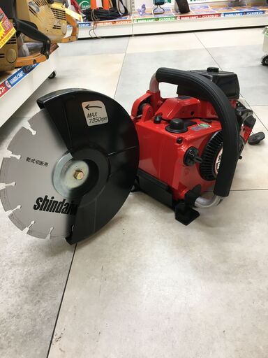 新ダイワ　EC90 エンジンカッター　226×22　リコイル式　最大切込深さ 70mm　中古品