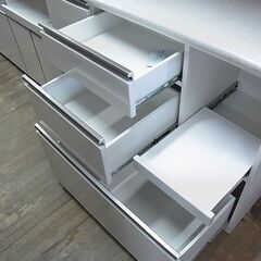 NITORI　ニトリ　キッチンボード　アルミナ２　120KBWH　ホワイト　白　レンジボード　食器棚　ダイニングボード　食器収納　家電ボード