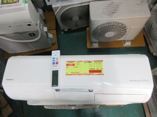 K03439　日立　 中古エアコン　主に14畳用　冷房能力　4.0KW ／ 暖房能力　5.0KW
