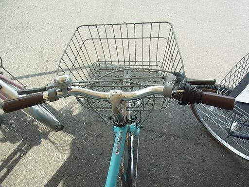 26インチ 自転車 CITRUS en-Provence カゴ付き 6段切替 ママチャリ