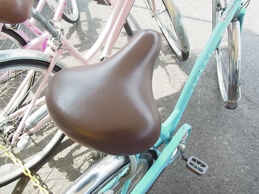 26インチ 自転車 CITRUS en-Provence カゴ付き 6段切替 ママチャリ