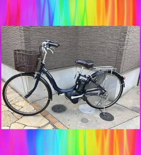バッテリーほぼ新品！8.7Ahヤマハ　パスナチュラ　26インチ　 電動自転車　電動アシスト自転車 　中古  07291