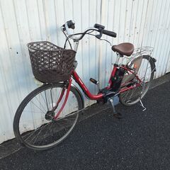 新基準電動アシスト自転車 パナソニック ViVi DX バッテリー 充電器 鍵2本