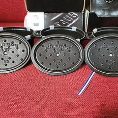 【未使用】ストウブ　staub ココットオーバル　黒 ３点セット　リサイクルショップ宮崎屋住吉店　22.11.28F