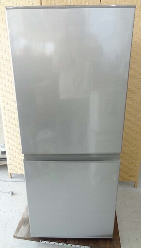 【恵庭】アクア　ノンフロン冷凍冷蔵庫　AQR-13K　2021年製　126L　右開き　中古品　PayPay支払いOK！
