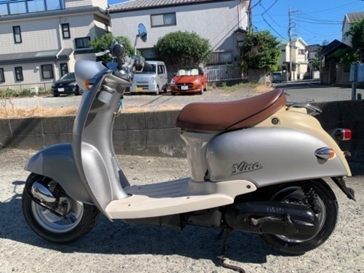 お値引きしました、神奈川県藤沢市発　ヤマハ　ビーノ5AU規制前。2スト。整備済みで乗って帰れます。