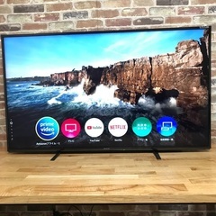 即日受渡❣️2年前購入Panasonic55型4k液晶TV YouTube.Netflix?75000円