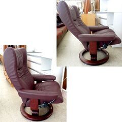 エコーネス ストレスレスチェア ウイング プラス EKORNES オットマン付き 本革 札幌市西区西野