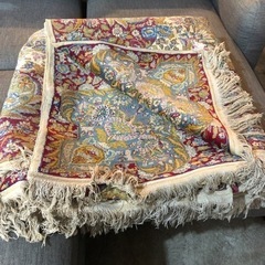 ★超特価！大判 6畳位★ビンテージ ペルシャ絨毯 ウール 246×311㎝位 リビング ダイニング R040729