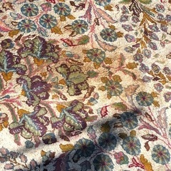 ★超特価！大判 6畳位★ビンテージ ペルシャ絨毯 ウール 246×311㎝位 リビング ダイニング R040729