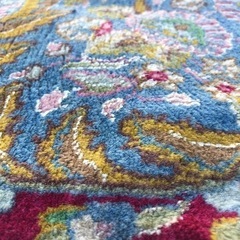 ★超特価！大判 6畳位★ビンテージ ペルシャ絨毯 ウール 246×311㎝位 リビング ダイニング R040729