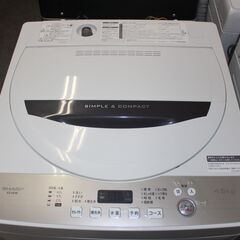 SHARP シャープ 全自動洗濯機 (EX-GE4B)17年製 4.5㎏★大田区、品川区 無料配送・設置無料★店頭取引歓迎！ SHARP シャープ 全自動洗濯機 (EX-GE4B)17年製 4.5㎏☆大田区、品川区