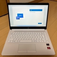 HPモバイルノートパソコン（14インチ、RYZEN3、メモリ8GB、WiFi5対応）