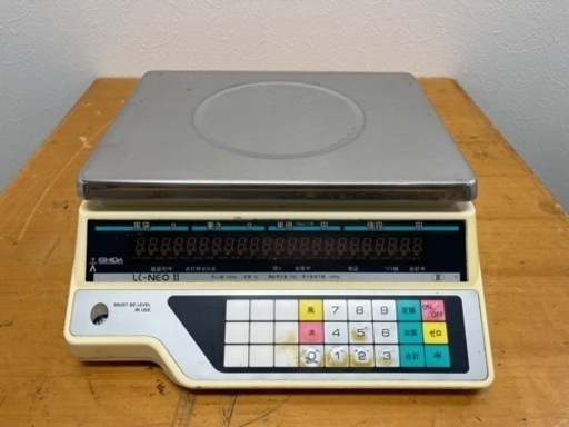 イシダ　デジタル演算はかり　LC-NEOⅡ　対面電子はかり ㈱イシダ 汎用型電子演算はかり LC-NEOⅡ 6㎏の業務用