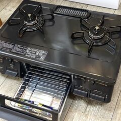 パロマ LPガス用 ガステーブル 左強化力 水無しグリル コンロ★買取帝国 志木店