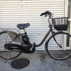 地域限定送料無料 パナソニック ビビDX 8,9AH 子供乗 新基準 茶色