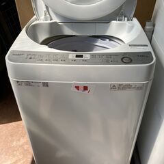 ☆美品￥15,000！【会員価格￥12,000】SHARP 7.0kg洗濯機 家電 2018年製
