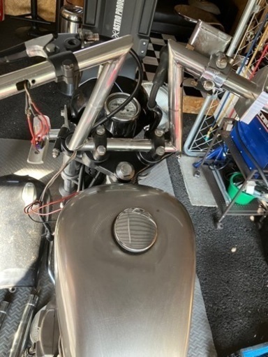 GX250カスタム車　不動　シャンク　部品取り