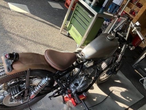 GX250カスタム車　不動　シャンク　部品取り