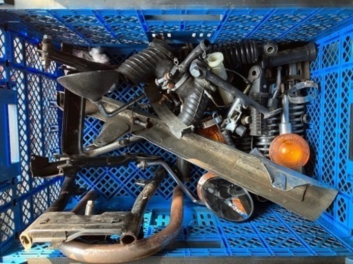 GX250カスタム車　不動　シャンク　部品取り