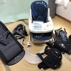 【セット価格】ハイローチェア バウンサー テーブルチェア おんぶ...